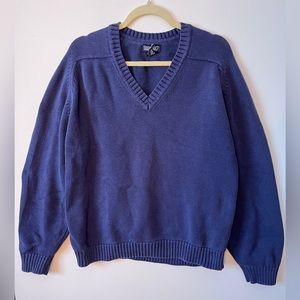 Vintage Lands End V Neck Sweater